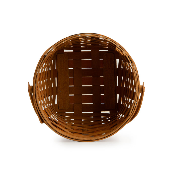 Collector's Heritage 9" Measuring Basket with Protector - Warm Brown-Basket Set-Woven Maple Basket-Longaberger