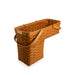 Collector's Heritage Stair Basket with Protector - Warm Brown-Basket Set-Woven Maple Basket-Longaberger