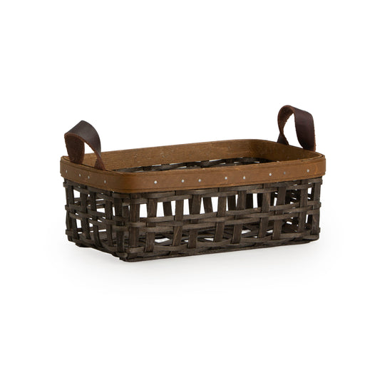 Collector's Railway Collection 6-Piece Set - Black and Vintage-Basket Set-Woven Maple Basket-Longaberger