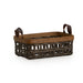 Collector's Railway Collection 6-Piece Set - Black and Vintage-Basket Set-Woven Maple Basket-Longaberger