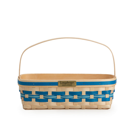 Collector's Spring Canning Basket with Protector - Blueberry-Basket Set-Woven Maple Basket-Longaberger