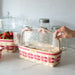 Collector's Spring Canning Basket with Protector - Raspberry-Basket Set-Woven Maple Basket-Longaberger