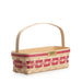 Collector's Spring Canning Basket with Protector - Raspberry-Basket Set-Woven Maple Basket-Longaberger