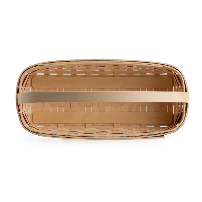 Collector's Spring Canning Basket with Protector - Raspberry-Basket Set-Woven Maple Basket-Longaberger