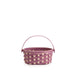 Easter Miniature Oval Basket with Protector - Lavender-Basket Set-Woven Maple Basket-Longaberger