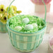 Easter Trug Basket - Jadeite with Eggs
