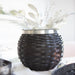 Elegance Medium Ball Drop Bowl Basket with Protector - Aluminum-Basket Set-Woven Maple Basket-Longaberger
