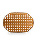 Equestrian Large Tray Basket with Protector - Leather Trim-Basket Set-Woven Maple Basket-Longaberger