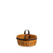Equestrian Small Tray Basket with Protector - Leather Trim-Basket Set-Woven Maple Basket-Longaberger
