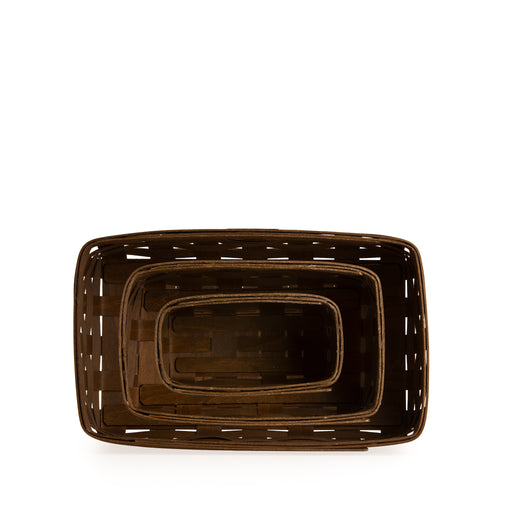 Collector's Essentials 6-Piece Nesting Rectangle Basket Set
