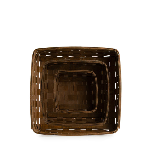 Collector's Essentials 6-Piece Nesting Square Basket Set
