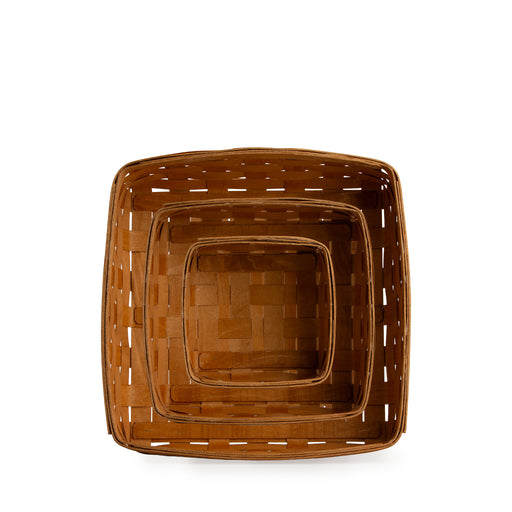 Collector's Essentials 6-Piece Nesting Square Basket Set