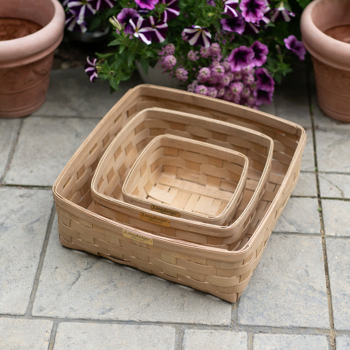 Collector's Essentials 6-Piece Nesting Square Basket Set
