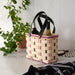 Everyday Medium Tote Basket with Protector - Violet-Basket Set-Woven Maple Basket-Longaberger