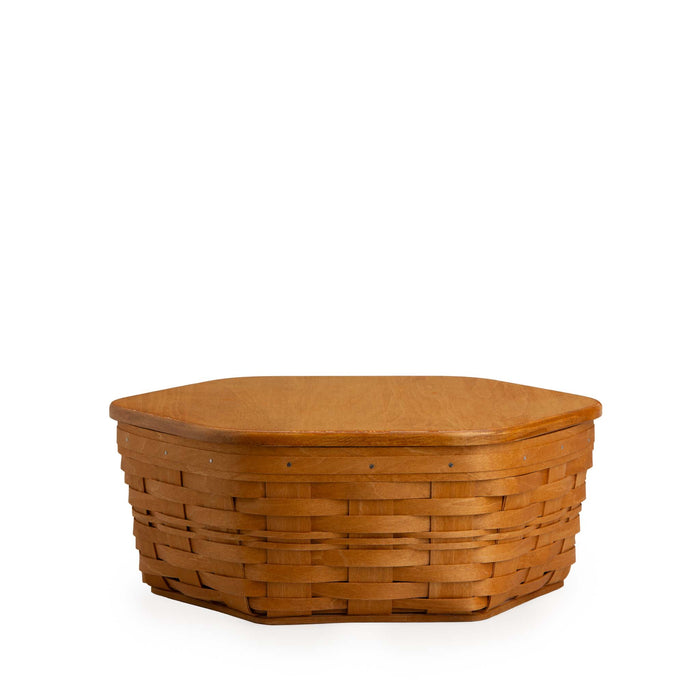 Generations 9-Piece Basket Set with Lids and Protectors - Warm Brown
