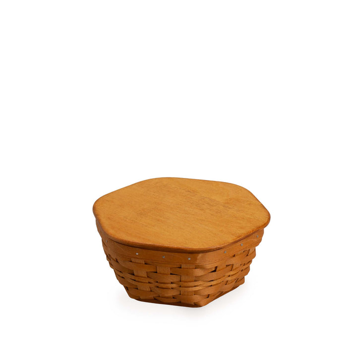 Medium Generations Basket with Lid and Protector - Warm Brown