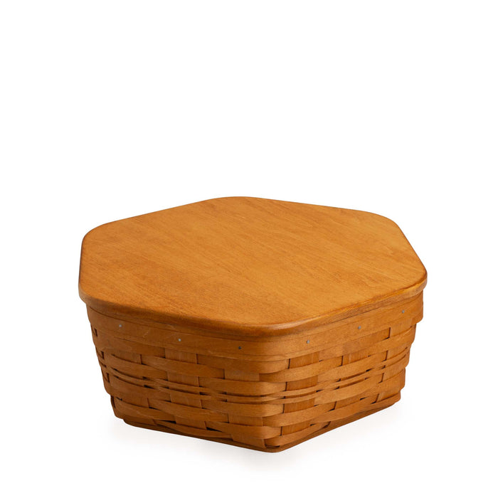 Generations 9-Piece Basket Set with Lids and Protectors - Warm Brown