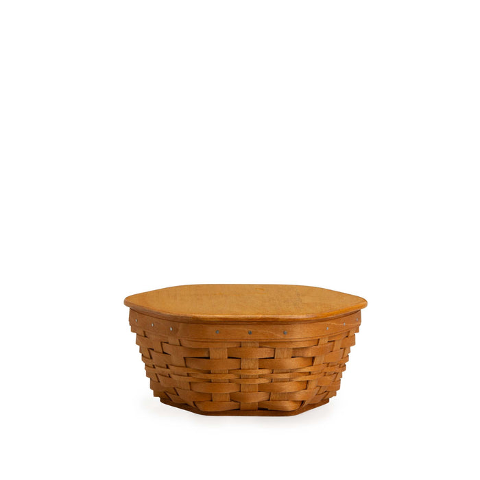 Medium Generations Basket with Lid and Protector - Warm Brown