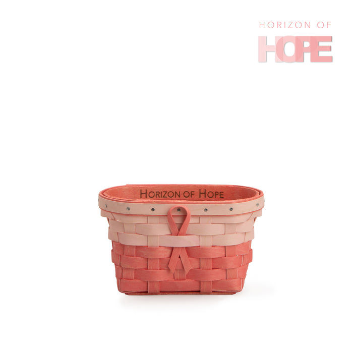 Pink Multi Weave Miniature 2023 Horizon of Hope Basket