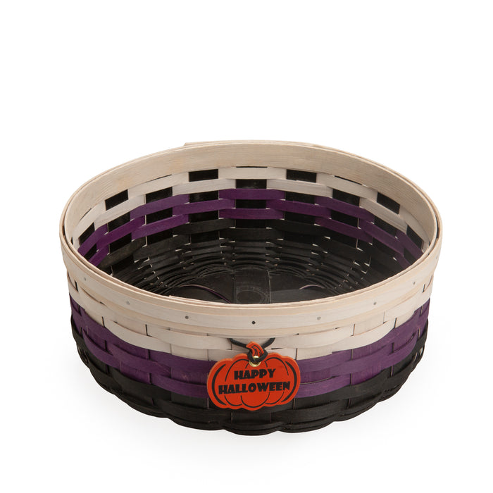 Halloween Candy Corn Bowl Basket with Protector