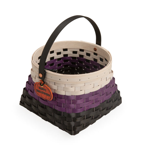 Halloween ColorBblock Candy Corn Basket with Protector