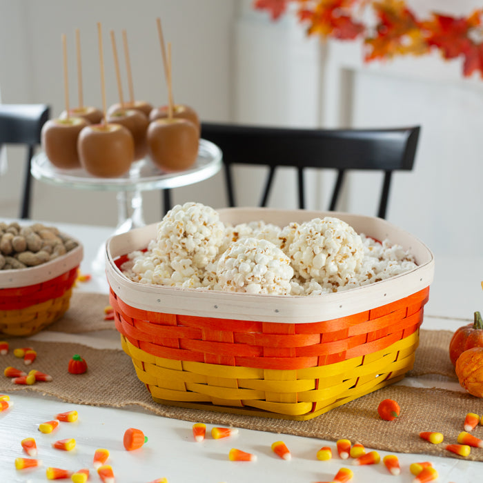 Halloween Candy Corn Generations 6-Piece Basket Set with Protectors