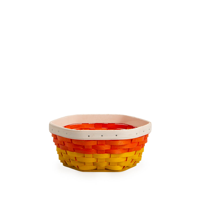 Halloween Candy Corn Medium Generations Basket with Protector
