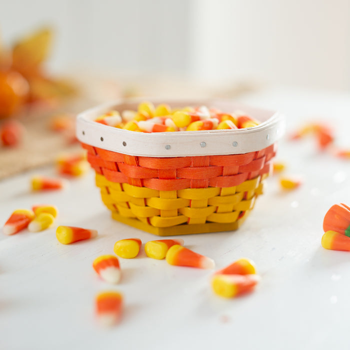 Halloween Candy Corn Generations 6-Piece Basket Set with Protectors