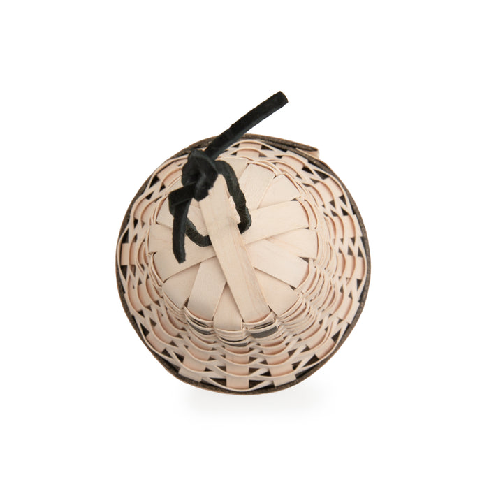 Halloween Ghost Bell Miniature Woven Decor - White