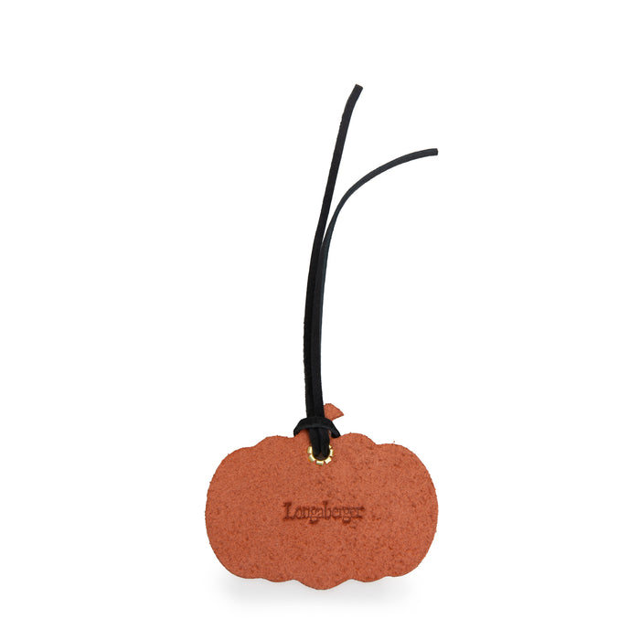 Halloween Leather Happy Halloween Pumpkin Tie-On