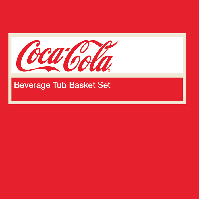 Coca-Cola® Beverage Tub Basket Set