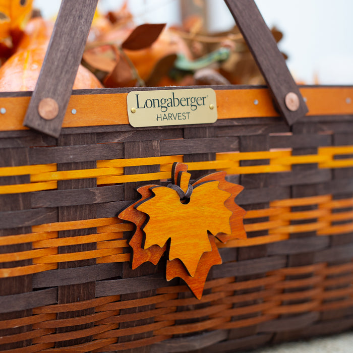 Harvest Wooden Maple Leaf Tie-On