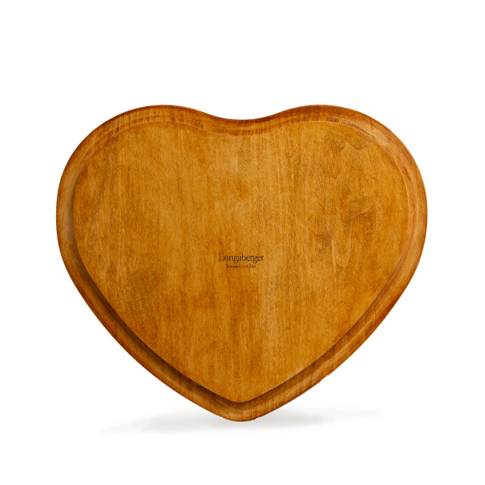 Valentine's Day Woven Heart Basket with Lid and Protector - Purple