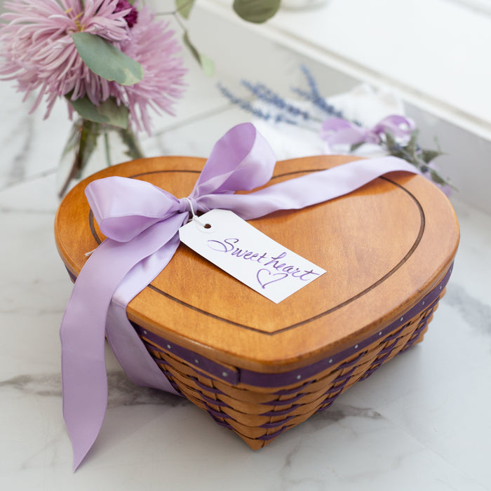 Collector's Valentine's Day 6-Piece Heartland Basket Set - Purple