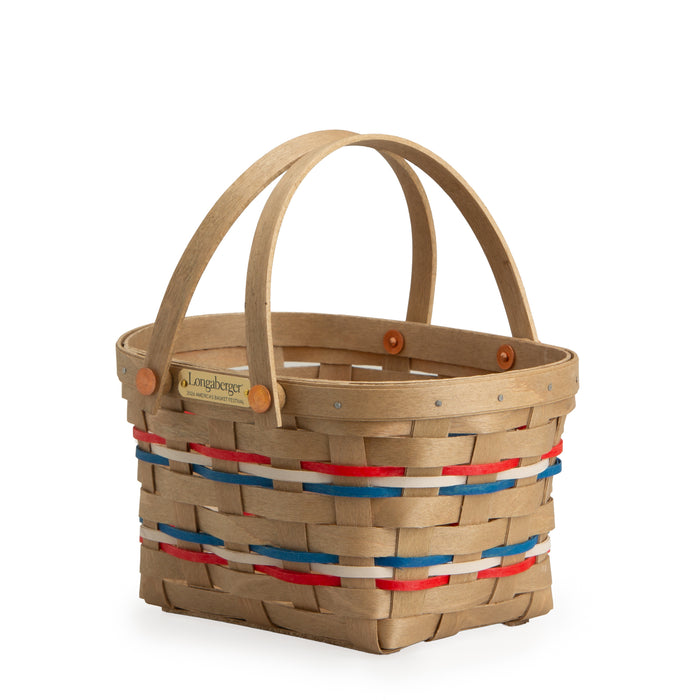 Collector's 2026 America's Basket Festival Small Carrier Basket with Protector - Independence