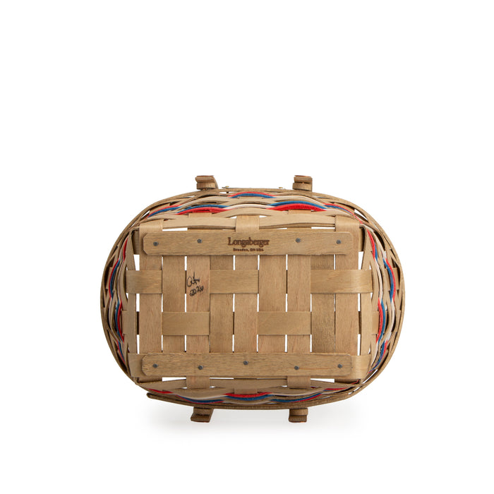 Collector's 2026 America's Basket Festival Small Carrier Basket with Protector - Independence