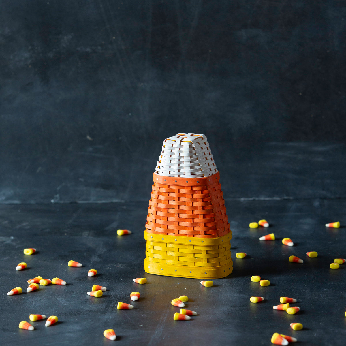 ロンガバーガー　ハロウィンバスケット Halloween Bat Tray Basket with Protector - Black and Dark