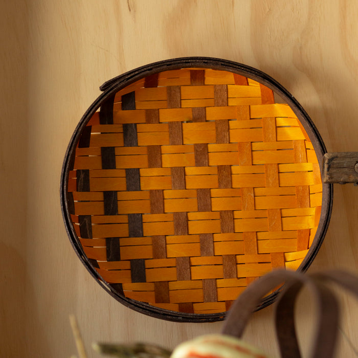 Harvest Round Tray Basket Duo - Toasted Marigold Ombre