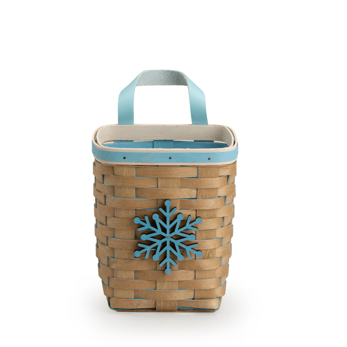 Nordic Frost Large Peg Basket with Protector - Blue