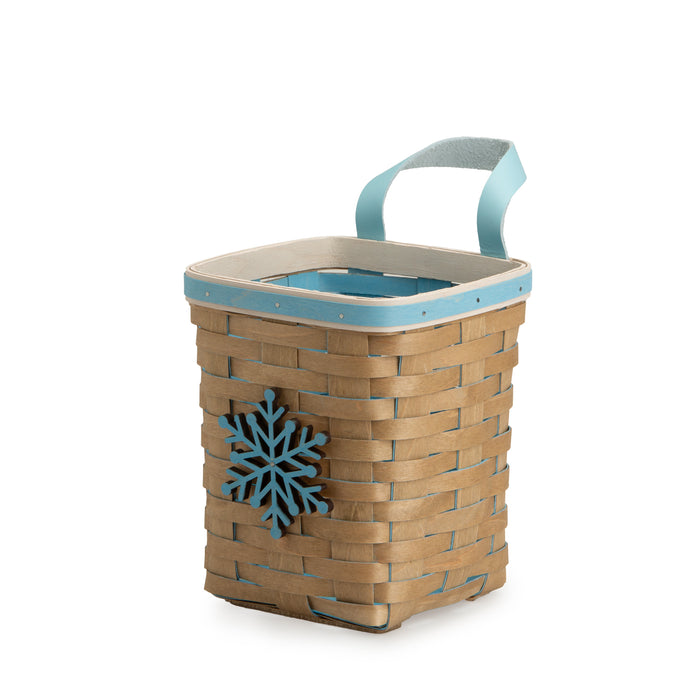 Nordic Frost Large Peg Basket with Protector - Blue
