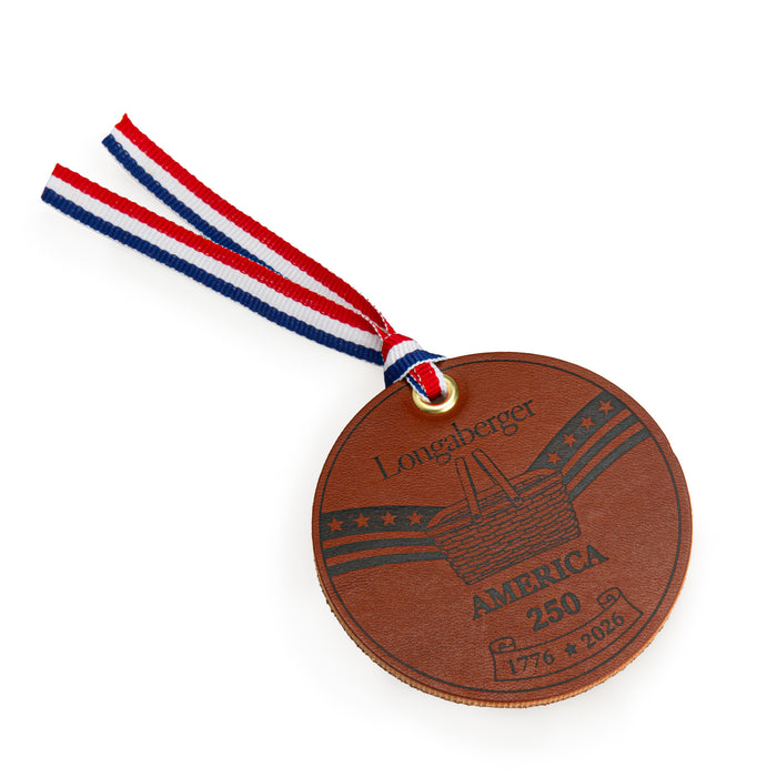America's 250th Leather Tie-On