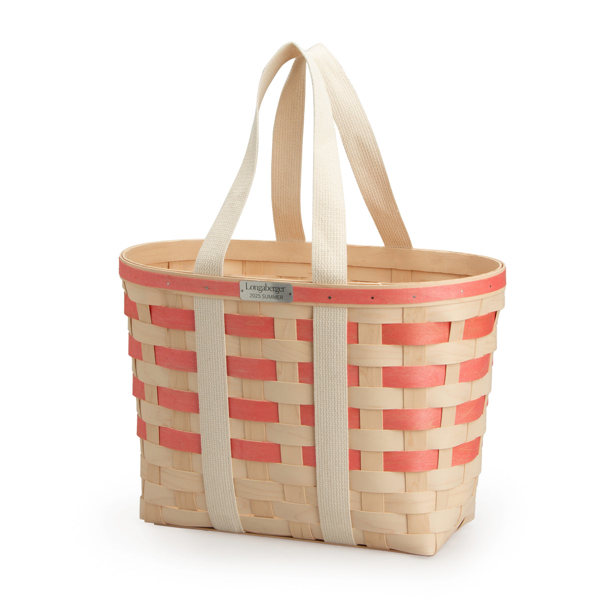 Collector's 2025 Summer Tote Basket with Protector - Coral