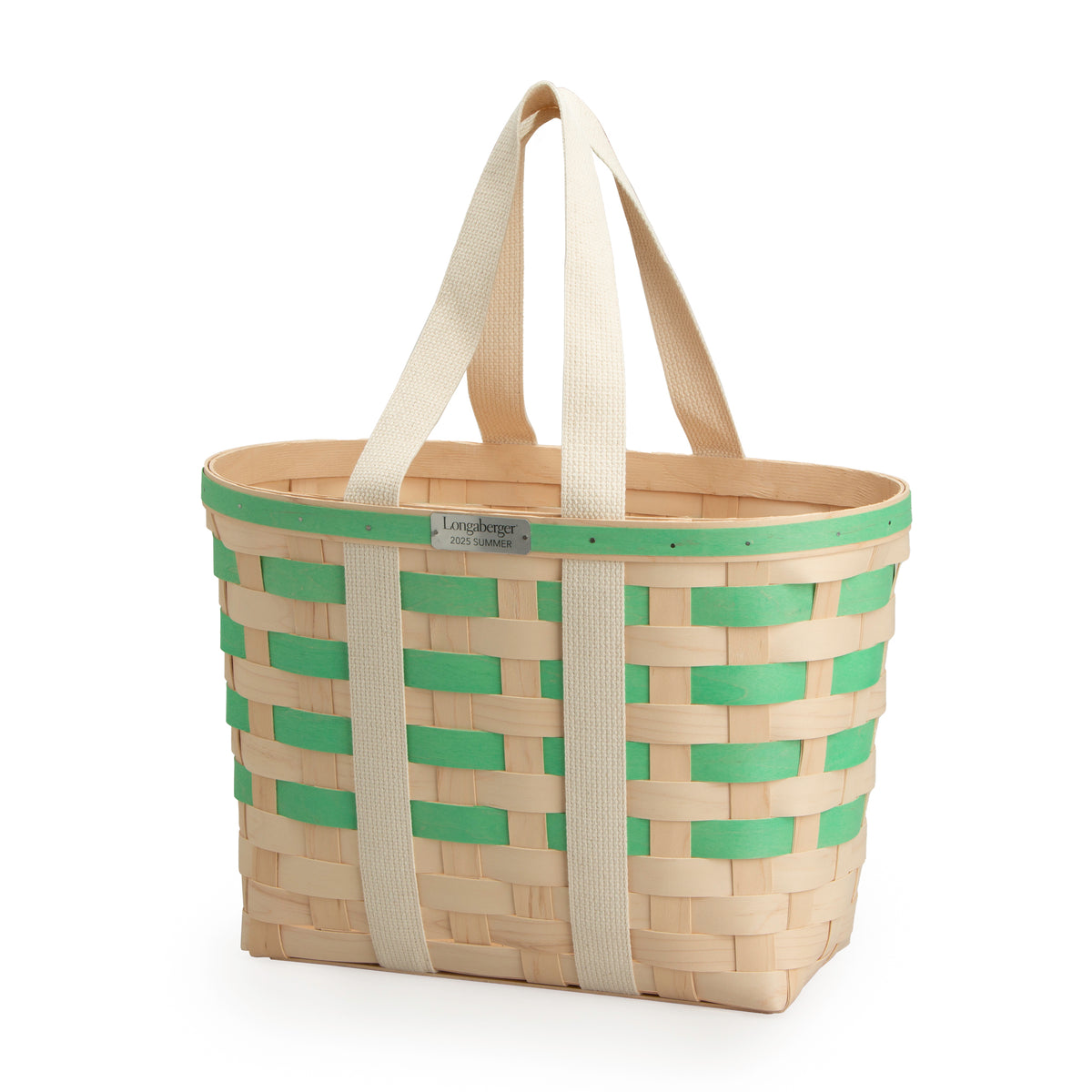 Collector's 2025 Summer Tote Basket with Protector - Seafoam