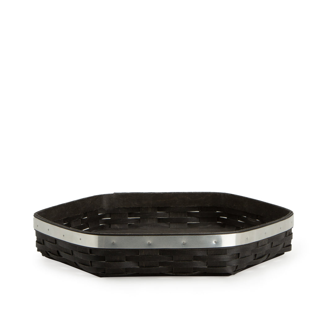 Elegance Large Hexagon Tray - Aluminum