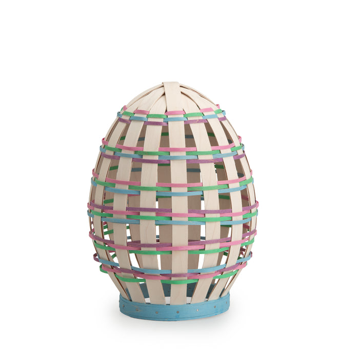 Easter Large Freestanding Open Weave Egg - Multi