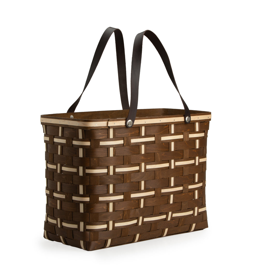 Everyday Large Tote Basket with Protector - Vintage