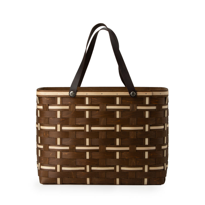 Everyday Large Tote Basket with Protector - Vintage