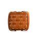 Mackinac Provision Basket with Protector - Warm Cinnamon-Basket Set-Woven Maple Basket-Longaberger