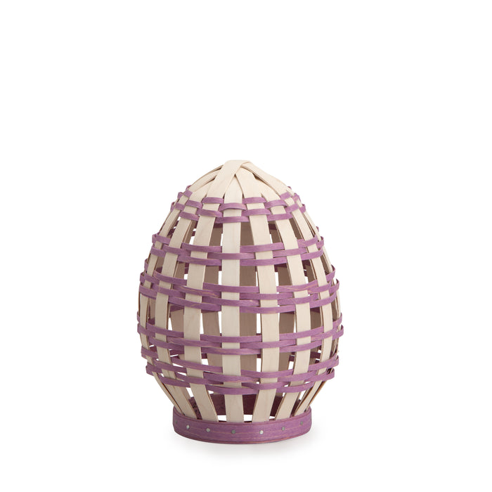 Easter Medium Freestanding Open Weave Egg - Lavender