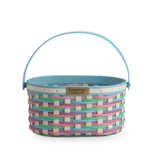 Collector's Easter Medium Oval Basket with Protector - Multi